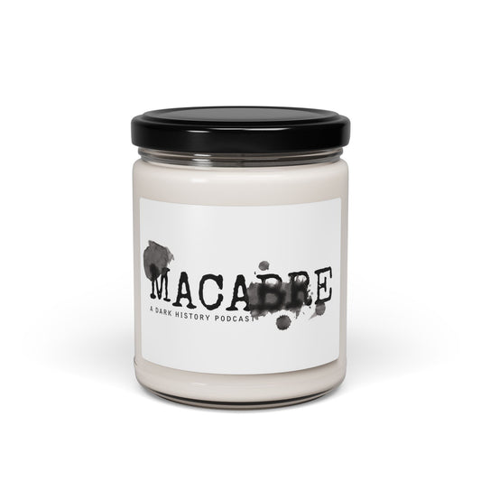 MACABRE Dark History Podcast Soy Candle