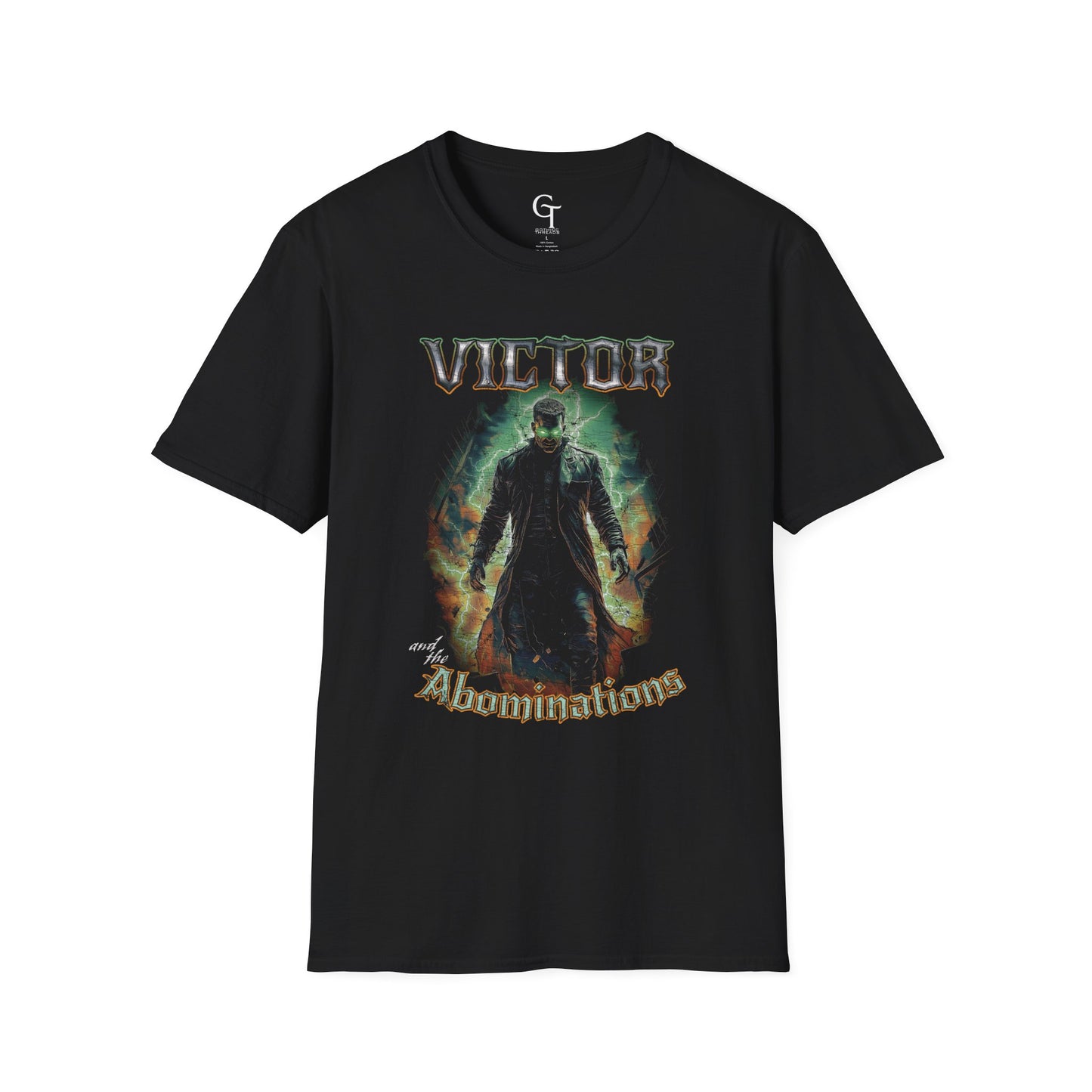 Victor & The Abominations Heavy Metal Monster Band T-shirt (Unisex)