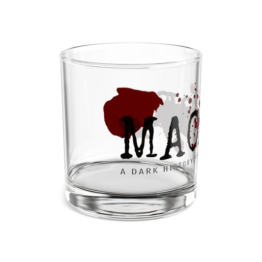MACABRE Dark History "Stiff Drink" Whiskey Glass- Blood Red
