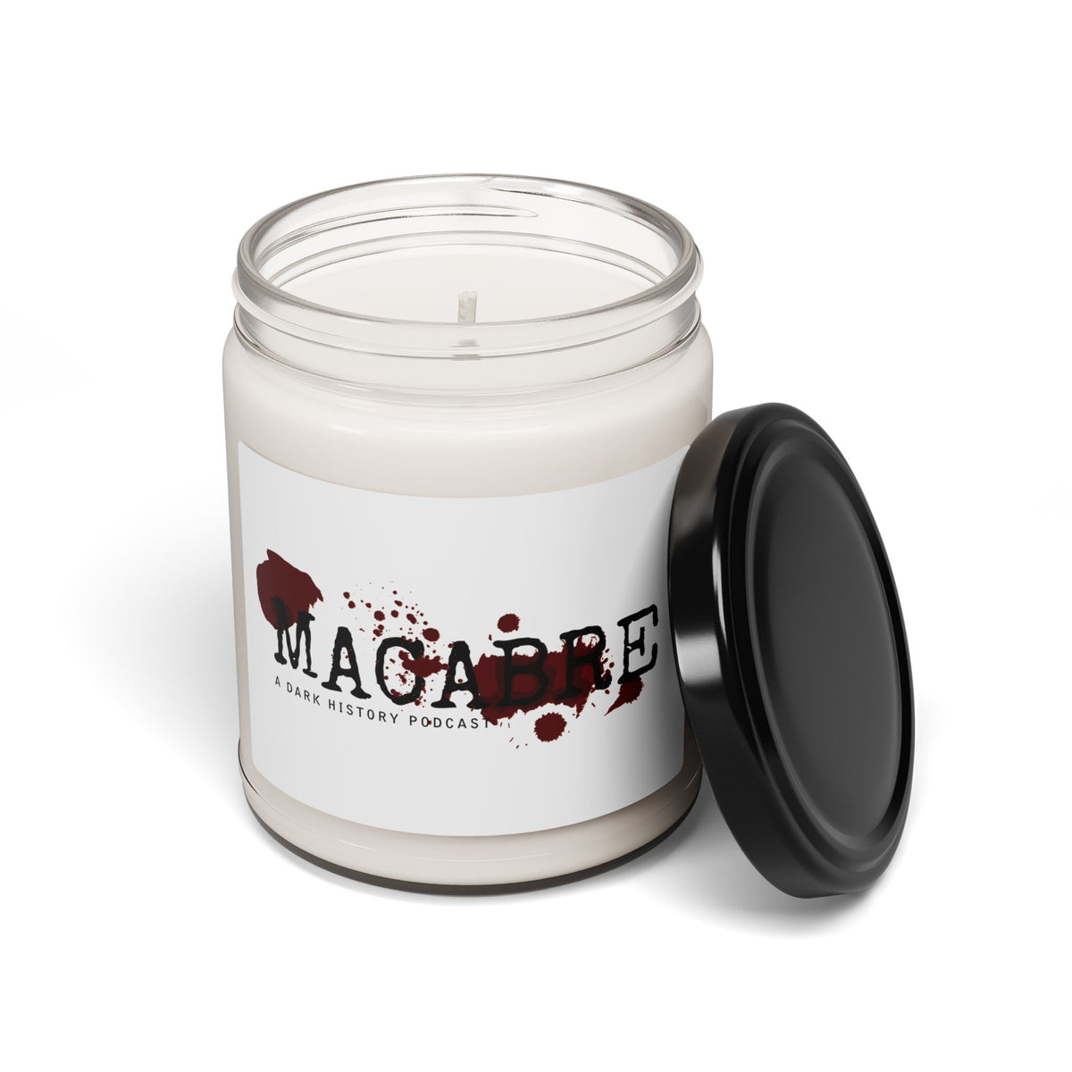 MACABRE  Dark History Podcast Soy Candle