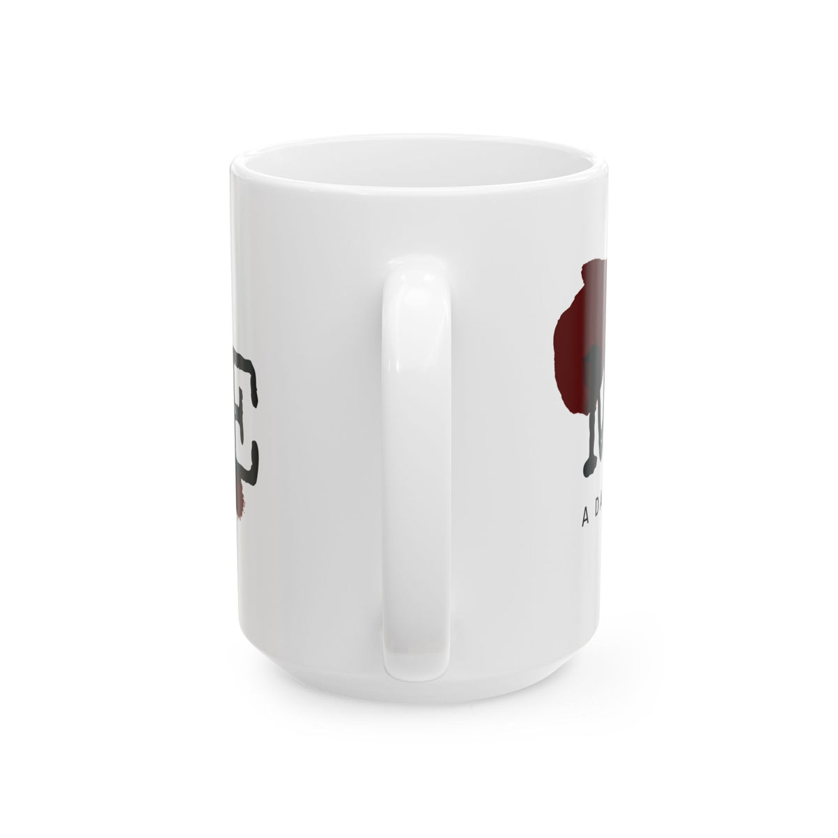 MACABRE Dark History Podcast Logo Blood Splatter Coffee Mug
