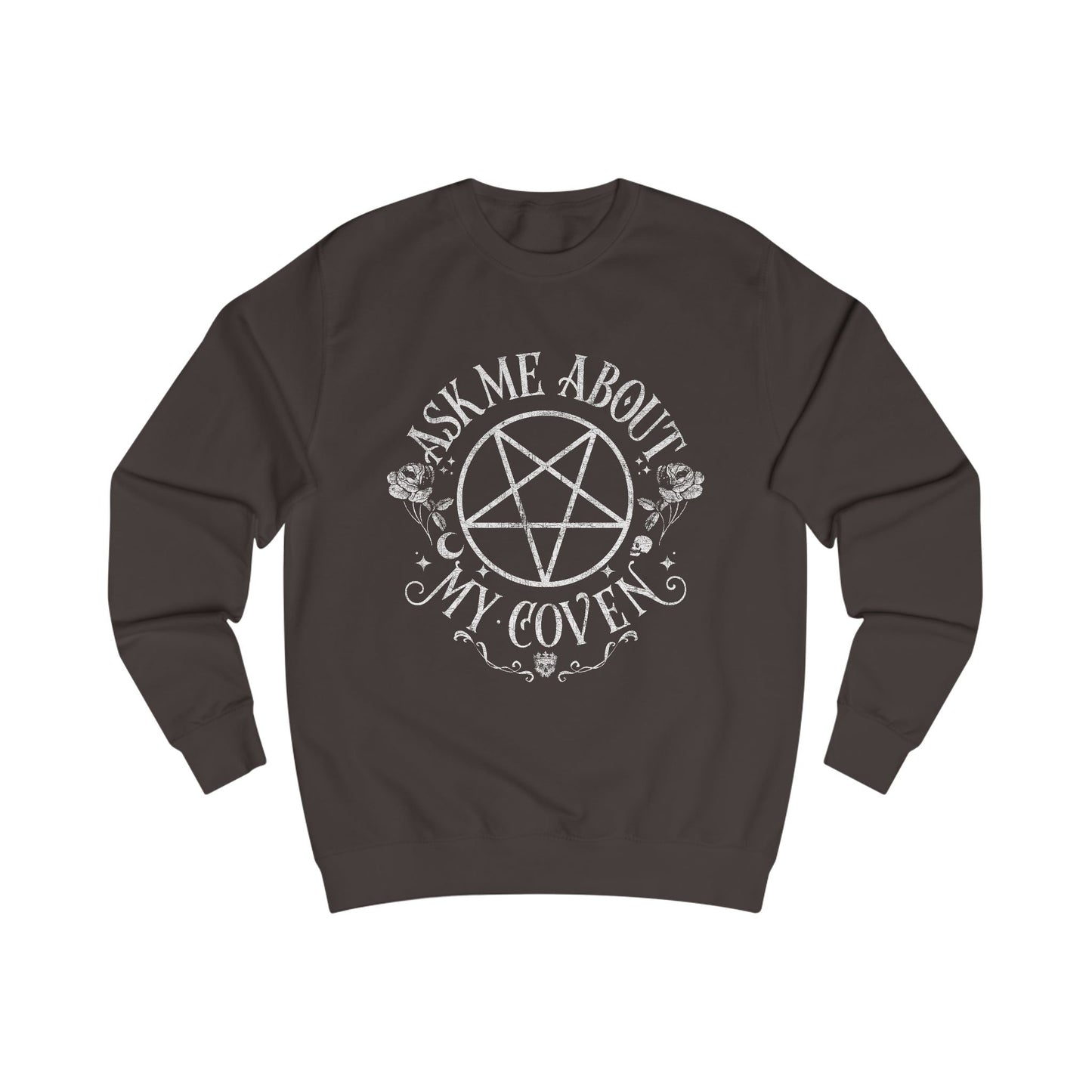 "Ask Me about my Coven" , Witchy Coven Sweatshirt, Unisex
