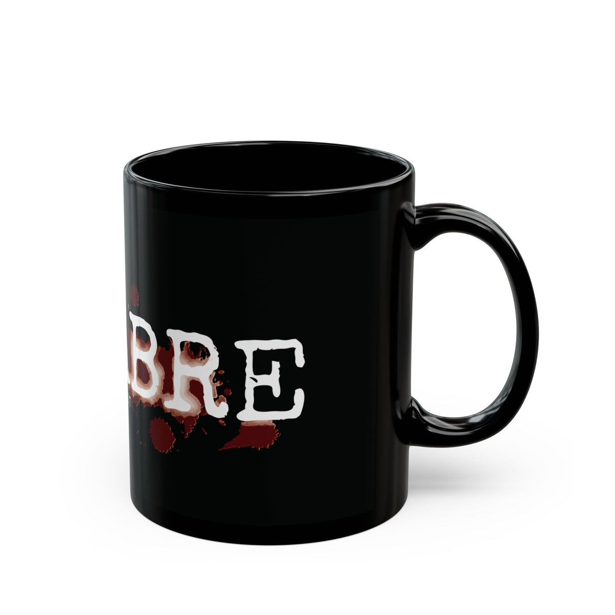 MACABRE Dark History Podcast Blood Splatter 11 oz Coffee Mug