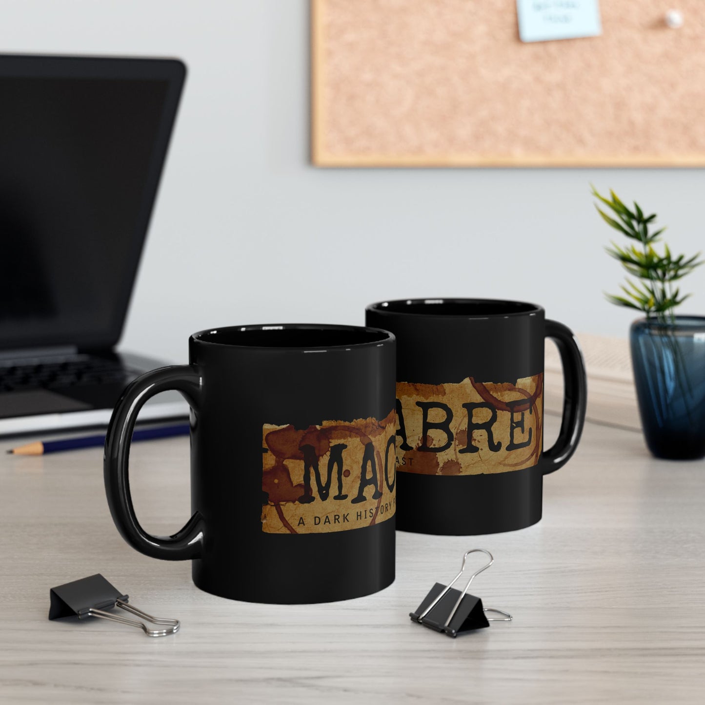 ☕ MACABRE: Dark History x Dark Academia "Coffee Stain" Mug