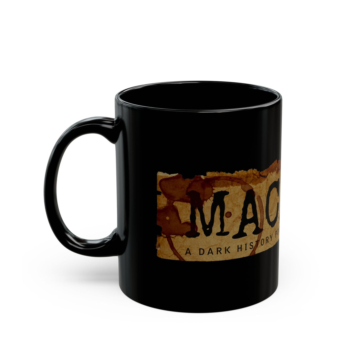 ☕ MACABRE: Dark History x Dark Academia "Coffee Stain" Mug