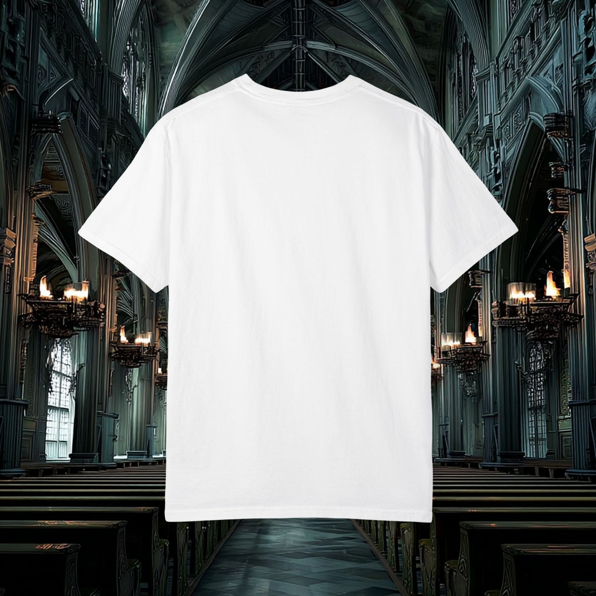 Gothicc Branded Tease Unisex T-Shirt (white)