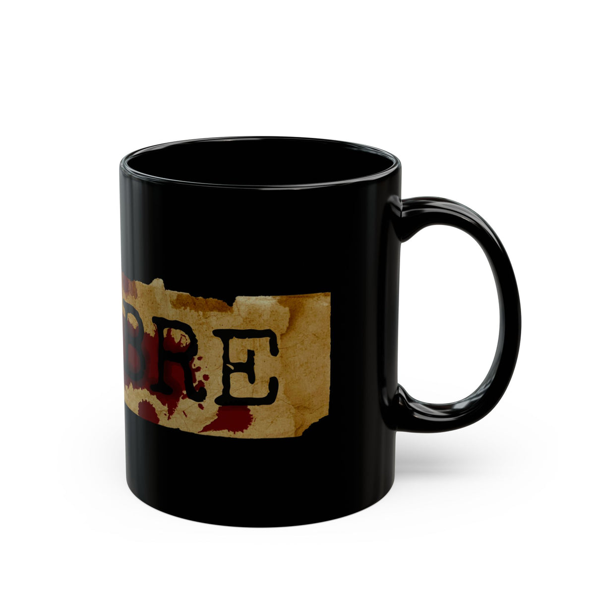 ☕ MACABRE: Dark History x True Crime "Blood Splatter" Mug