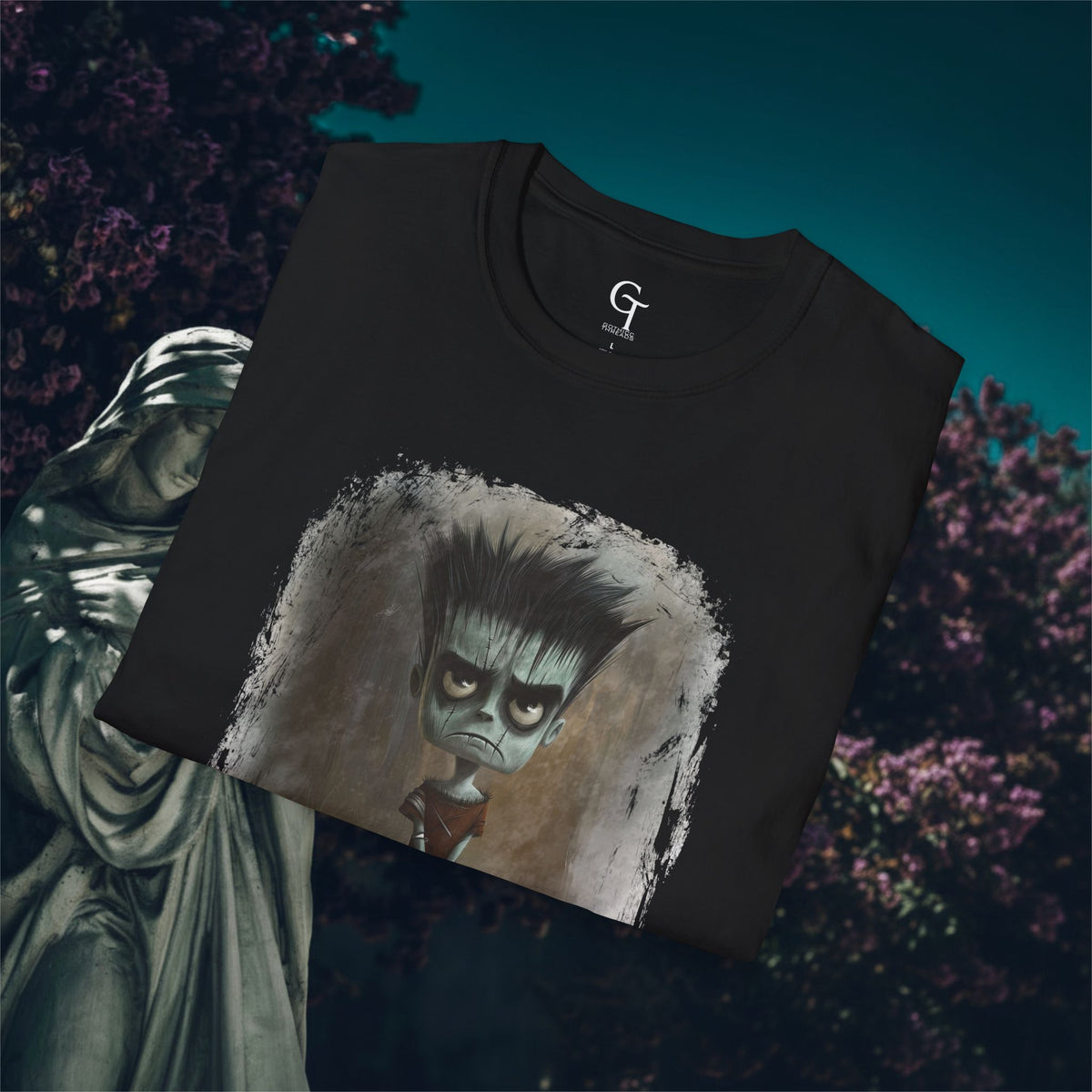 "My Name Is Not Frankenstein" Tee: Cute Monster Goth Graphic Shirt