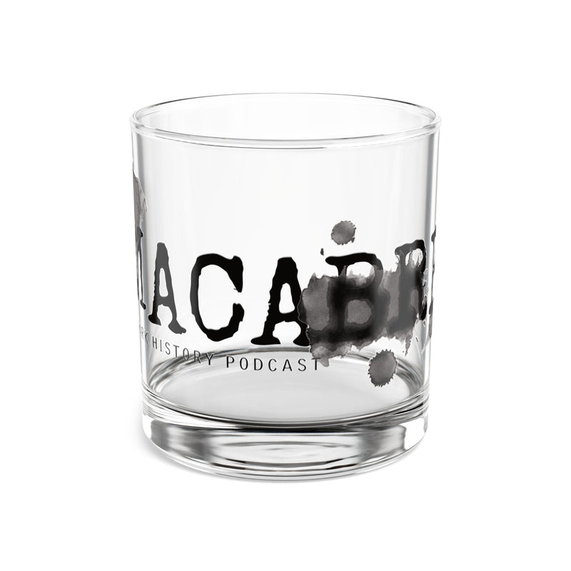 MACABRE Dark History "Stiff Drink" Whiskey Glass