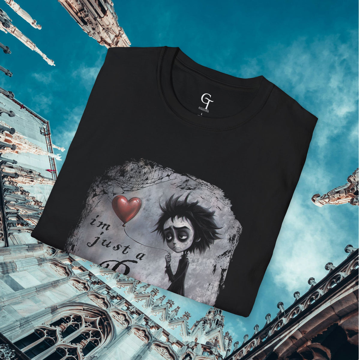 "I'm Just a Poe Boy..." Tee: Cute Edgar Allan Poe Goth Shirt