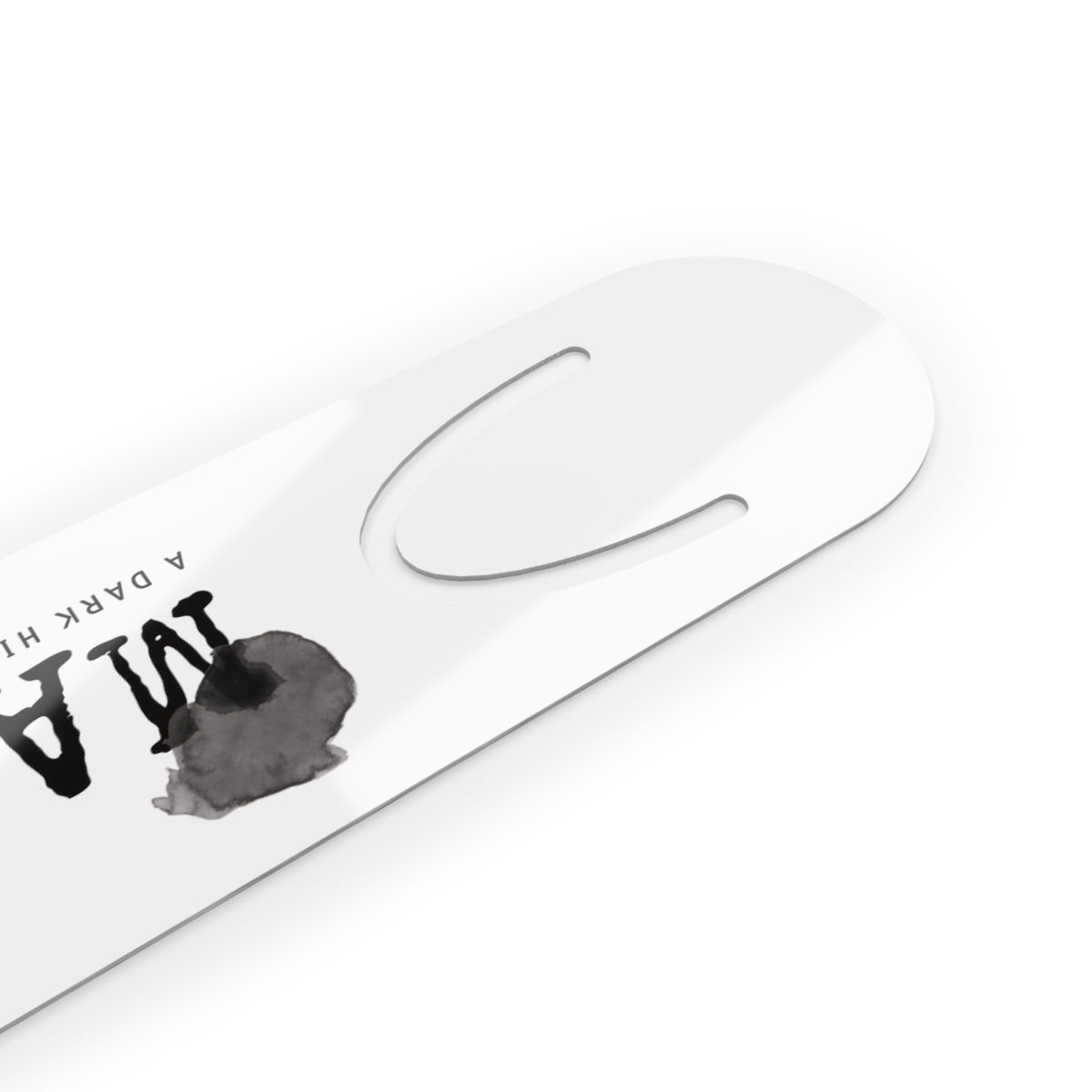 Macabre Bookmark – Dark Ink Splat