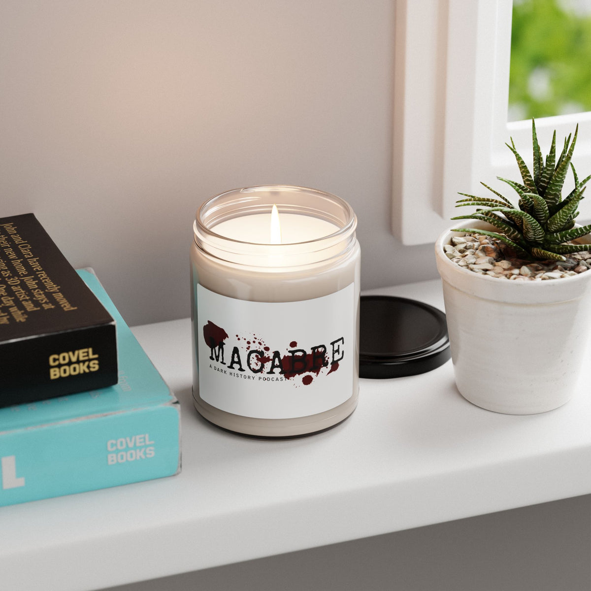 MACABRE  Dark History Podcast Soy Candle