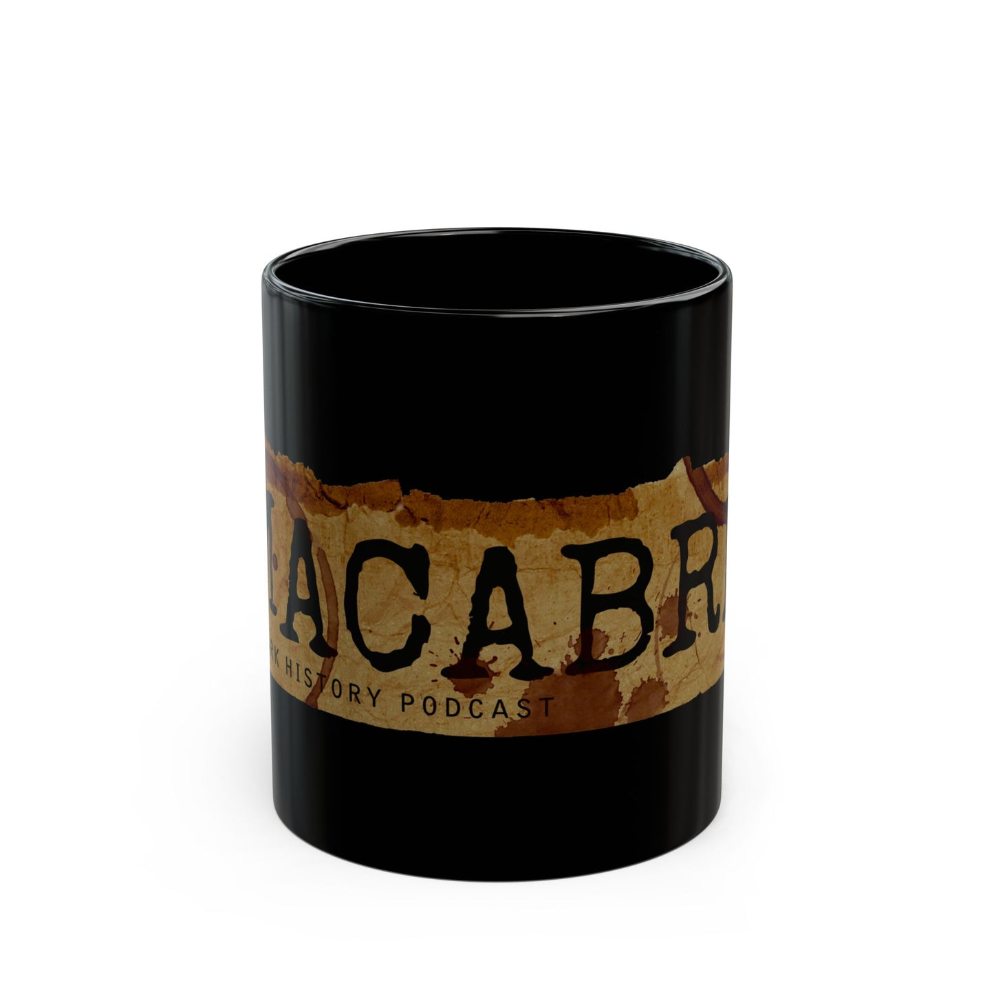 ☕ MACABRE: Dark History x Dark Academia "Coffee Stain" Mug