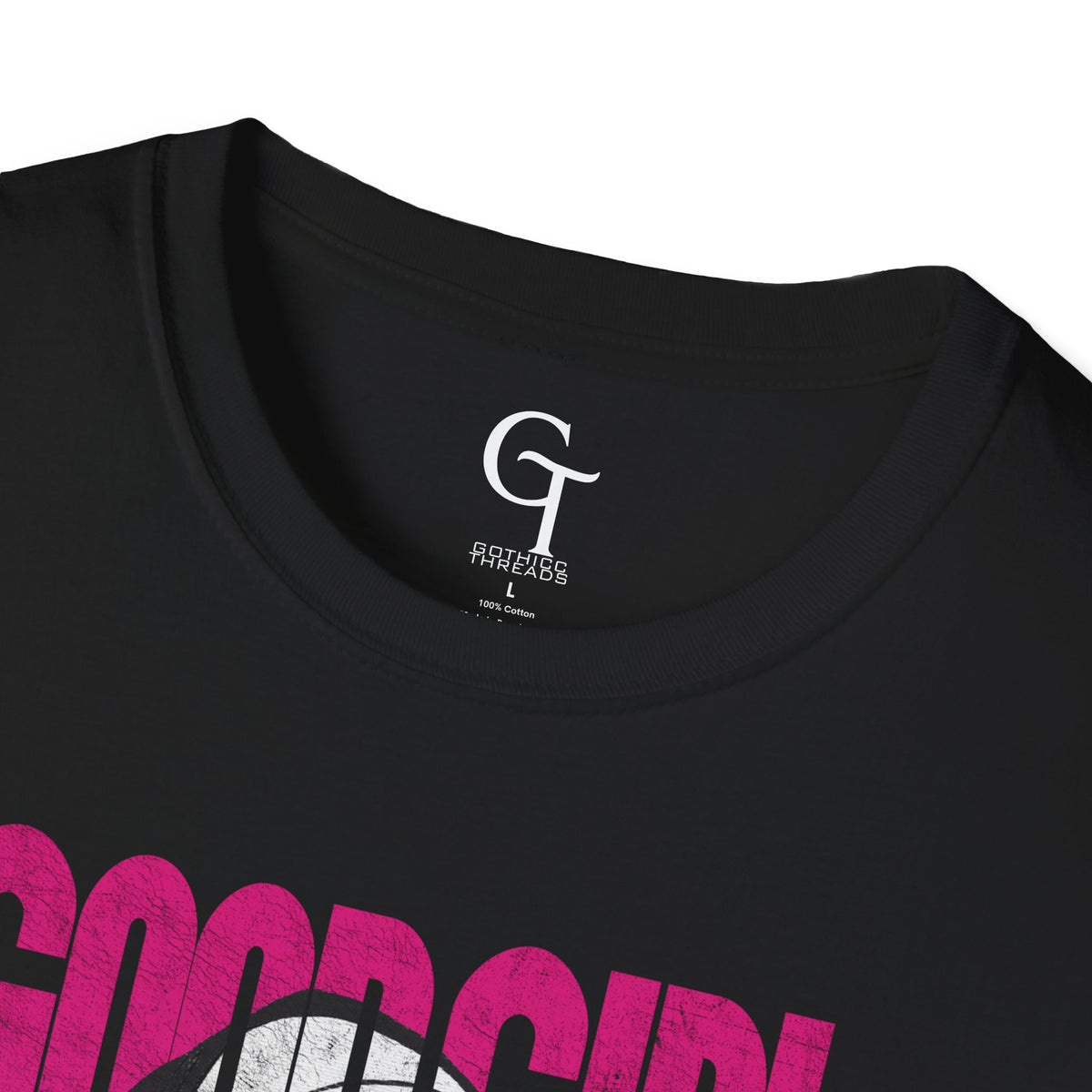 Begging Nun Tee: "Good Girl" Dark Humor Goth Graphic Shirt