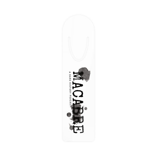 Macabre Bookmark – Dark Ink Splat