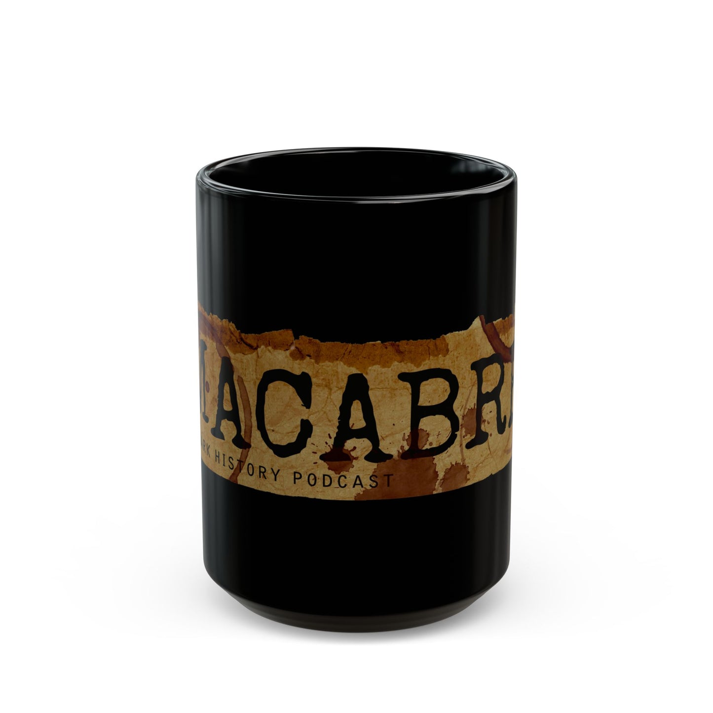 ☕ MACABRE: Dark History x Dark Academia "Coffee Stain" Mug