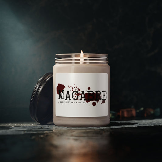 MACABRE  Dark History Podcast Soy Candle