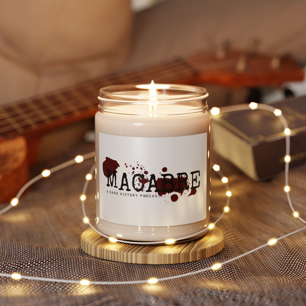 MACABRE  Dark History Podcast Soy Candle