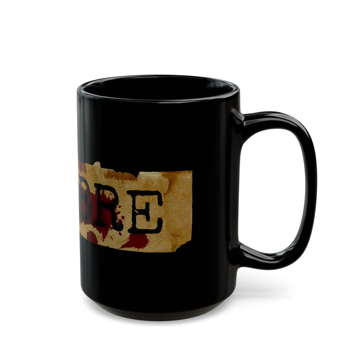 ☕ MACABRE: Dark History x True Crime "Blood Splatter" Mug