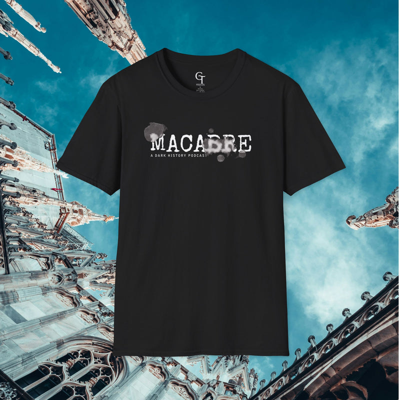 Macabre: A Dark History Podcast Tee · No Negative Energy Shirt