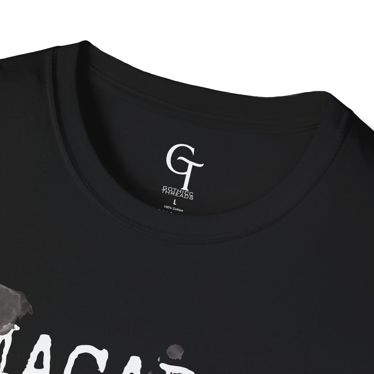 Macabre: A Dark History Podcast Tee · No Negative Energy Shirt