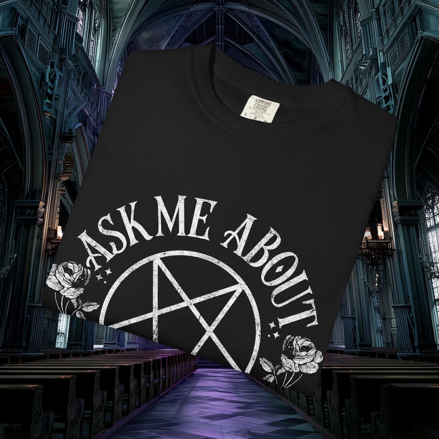 "Ask Me about my Coven" , Witchy Coven Tee Shirt