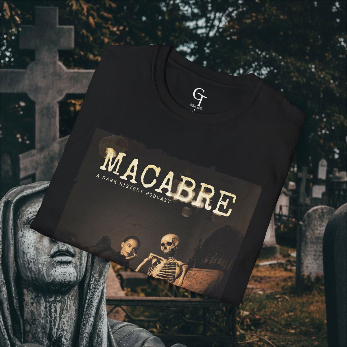 Unisex MACABRE: Dark History Podcast Exclusive Season 3 Tee