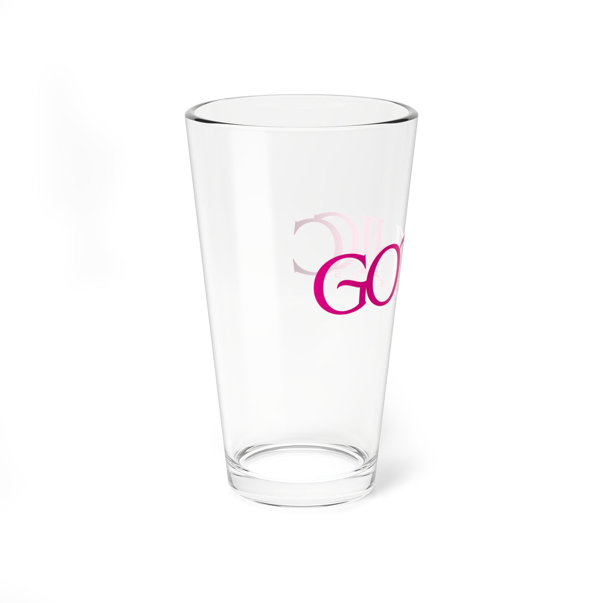 Gothicc Mixing Glass, 16oz (Pink)